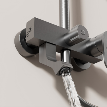 Nowoczesny zestaw Prysznicowy Kolumna Natryskowy Deszczownica, REGULOWANY